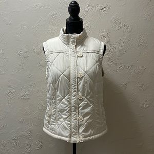 Sonoma Cream Quilted & Fleese Vest